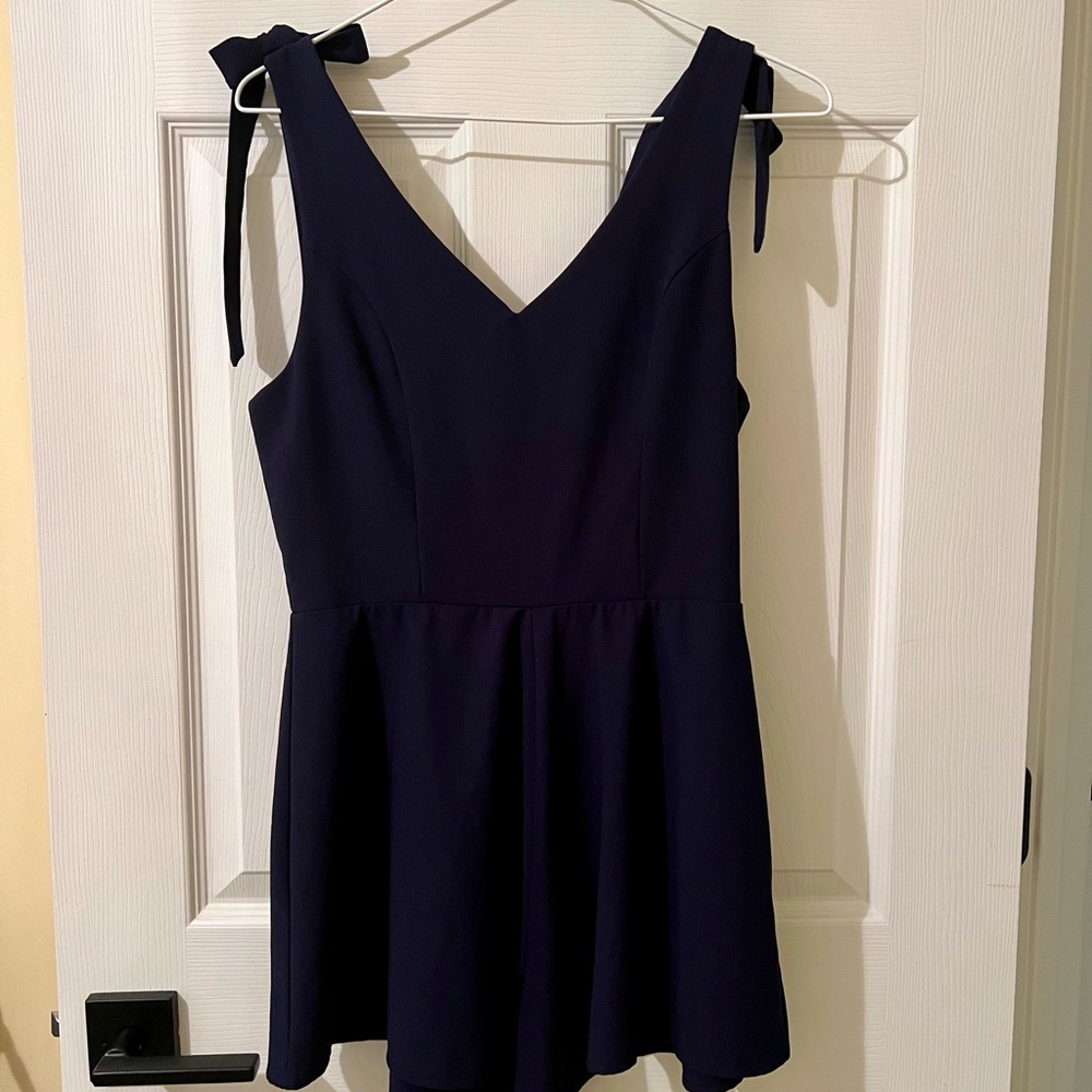 Altar’d State Navy Blue Romper